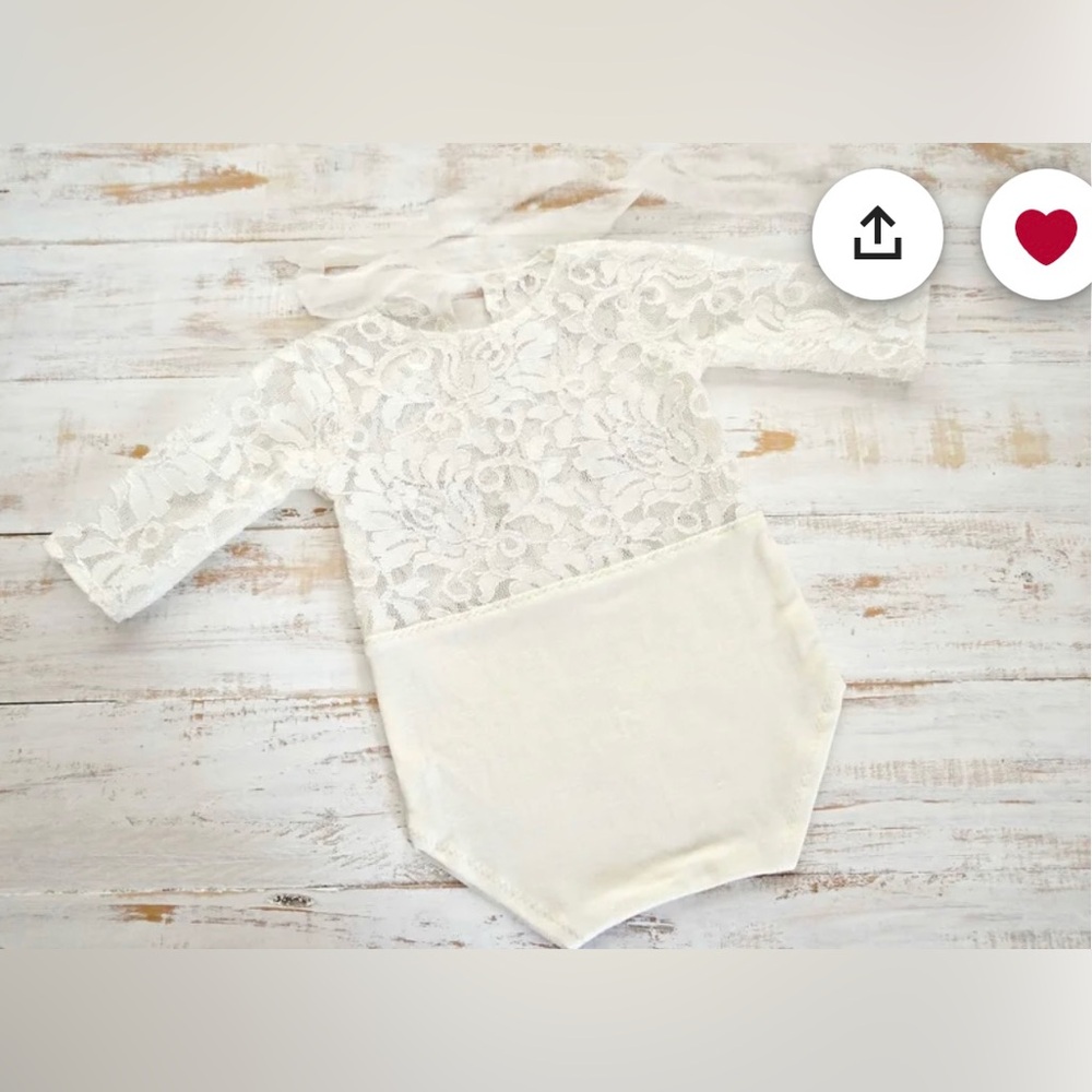 Handmade Ivory Lace Leotard with Ivory Tulle Dress 1st Birthday